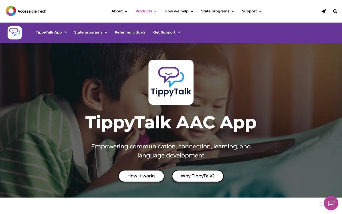 TippyTalk AAC communication app