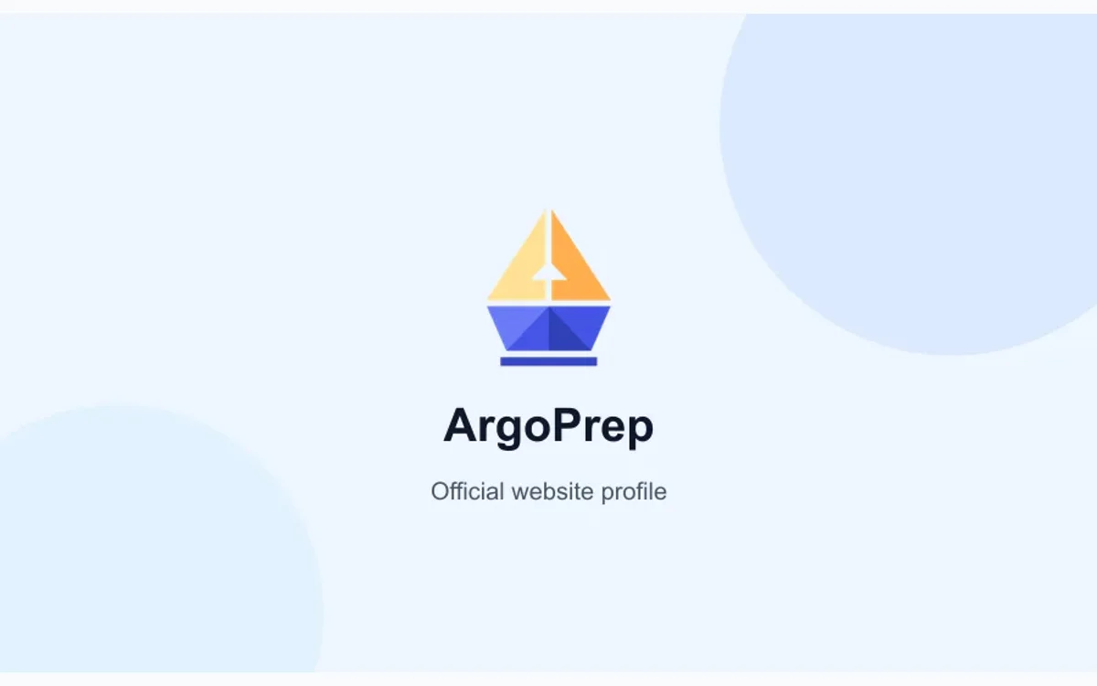 ArgoPrep product or service visual