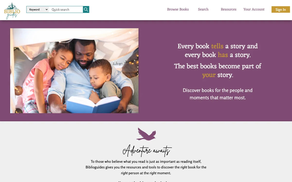 Biblioguides official website and product experience