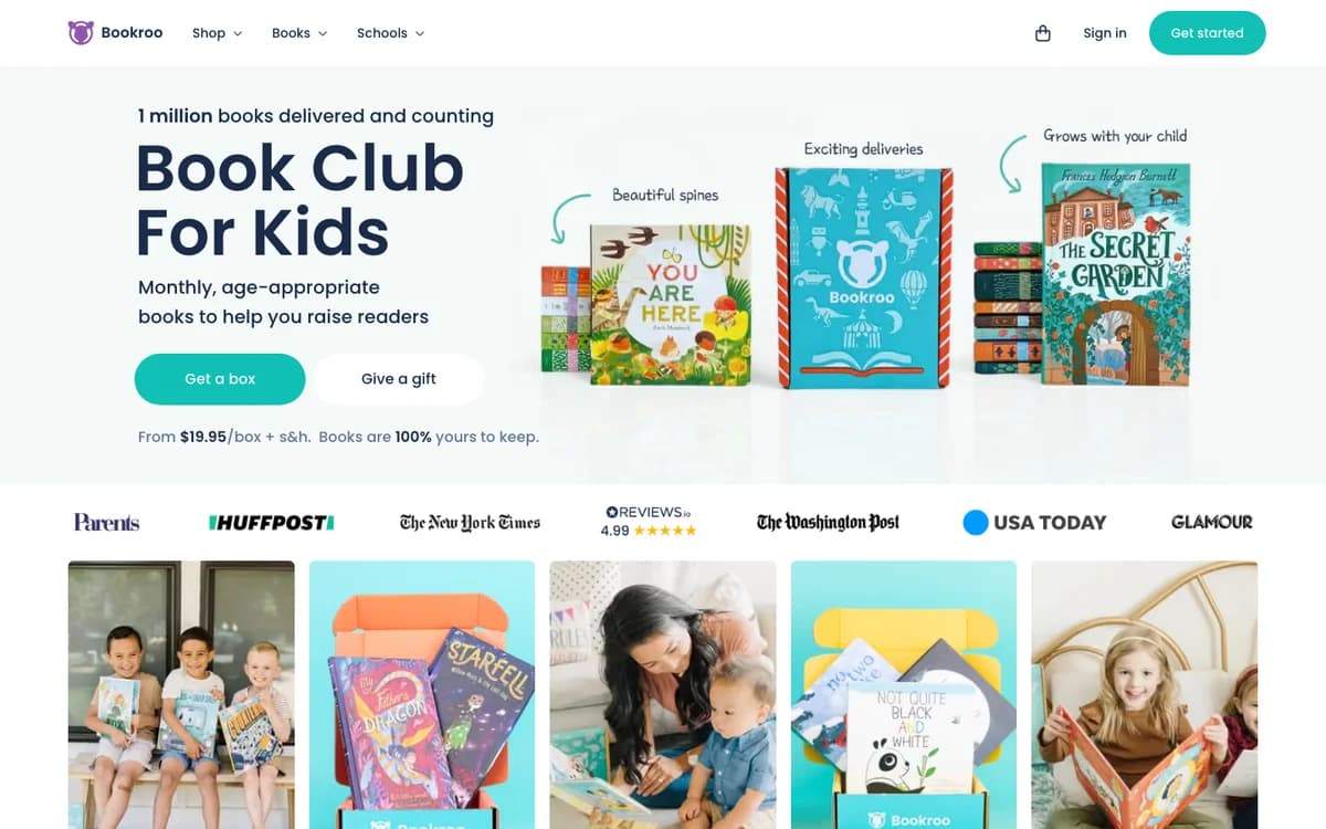 Bookroo official website and product experience