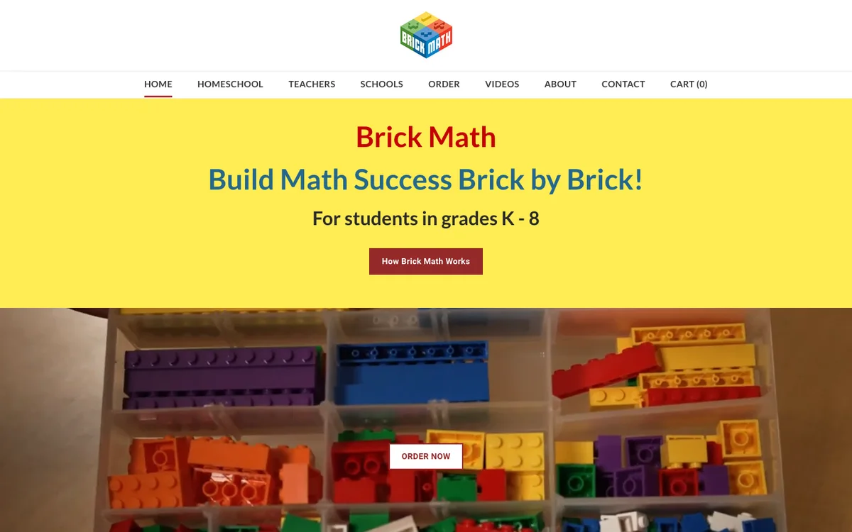 Brick Math official website and product experience