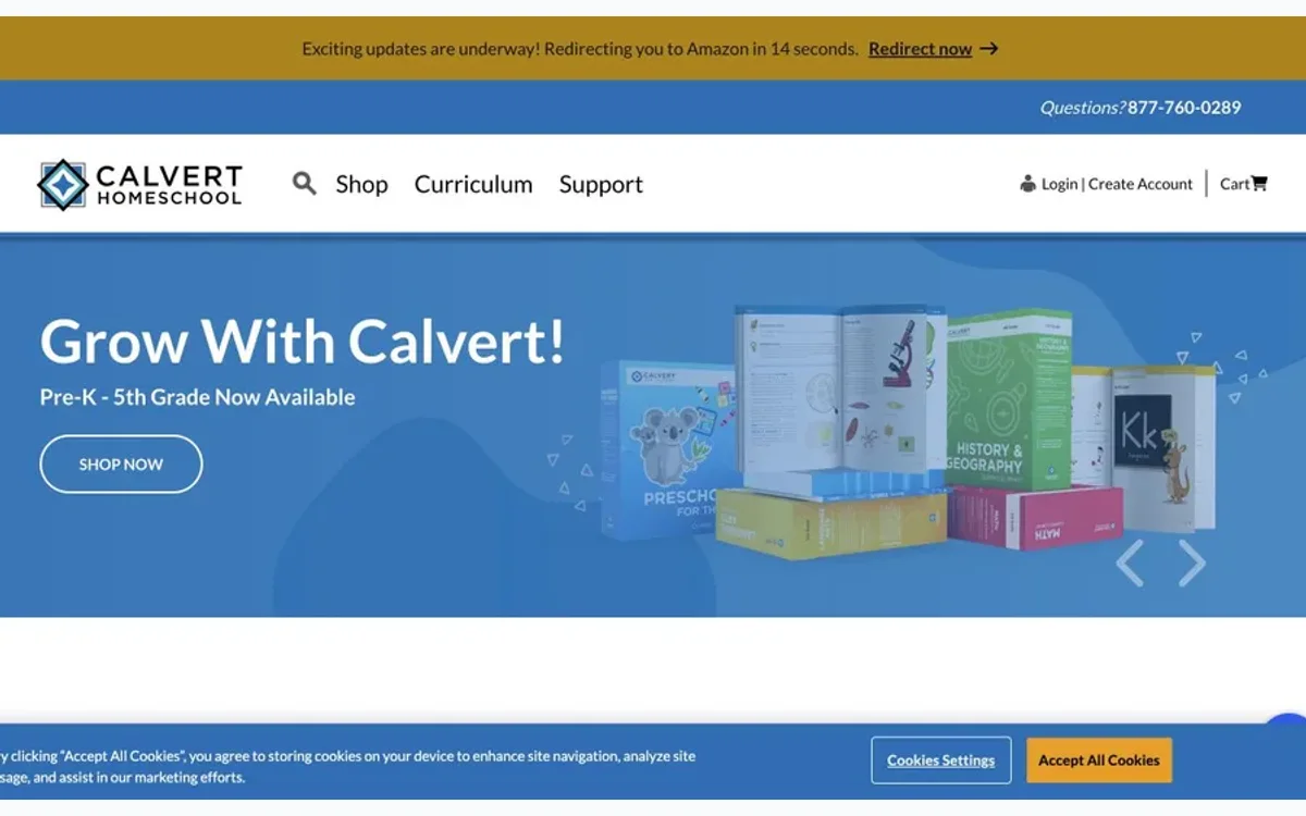 Calvert Homeschool product or service visual