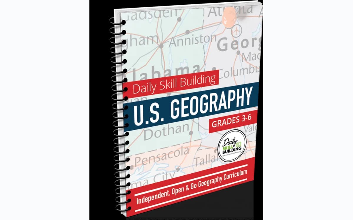 Daily Skill Building geography printable curriculum