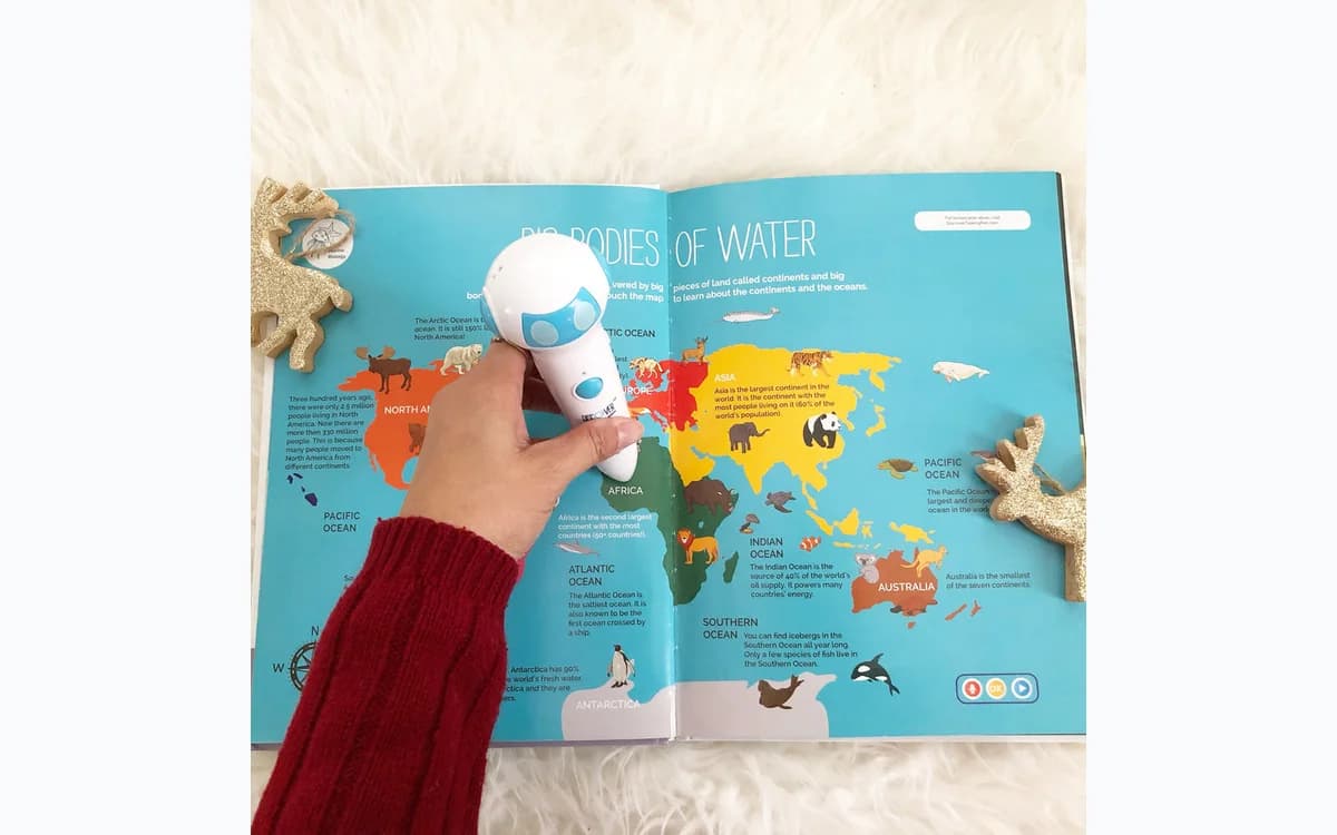 Discover Talking Pen used with an interactive science book