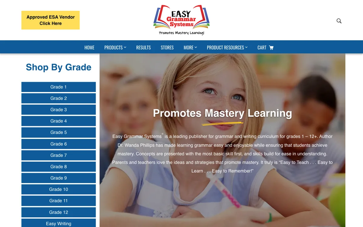 Easy Grammar official website and product experience