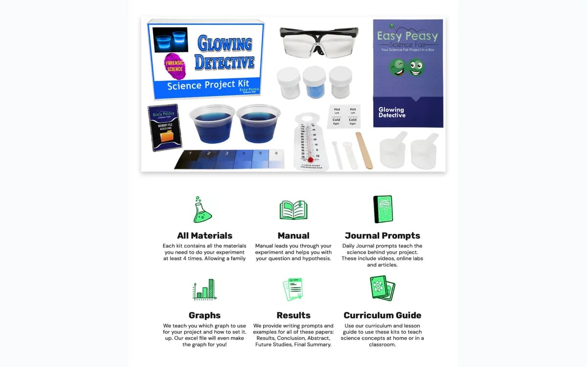 Easy Peasy Science Fair complete project kit