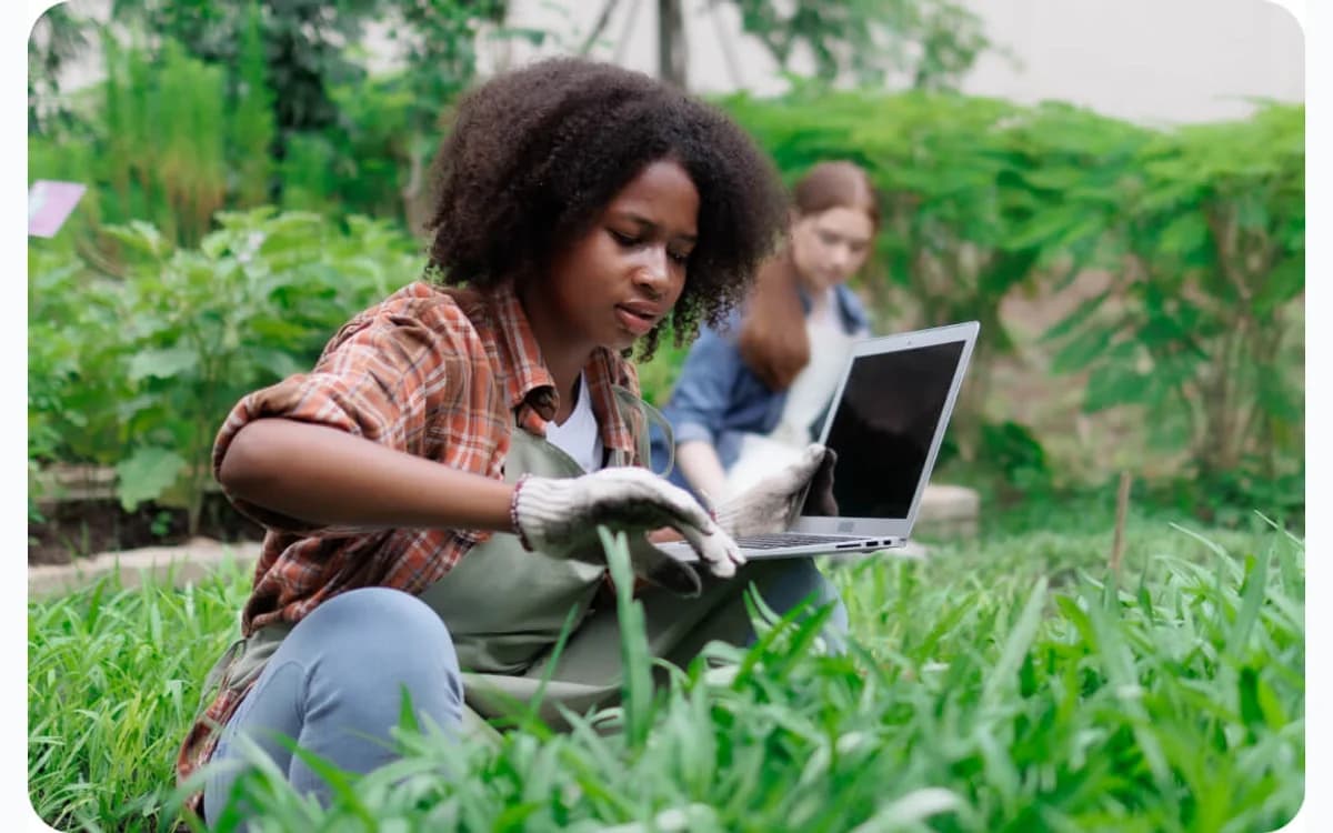 Parent exploring Elephango homeschool lessons