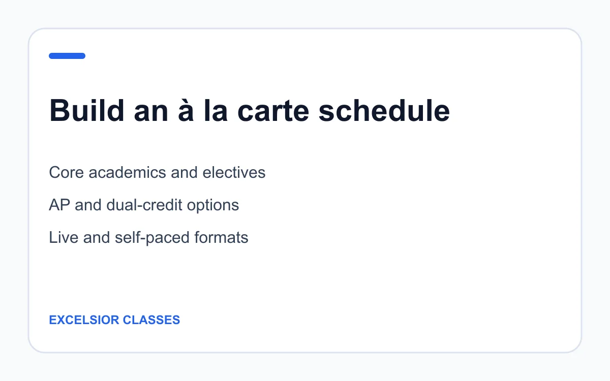 Excelsior grades 5-12 course catalog
