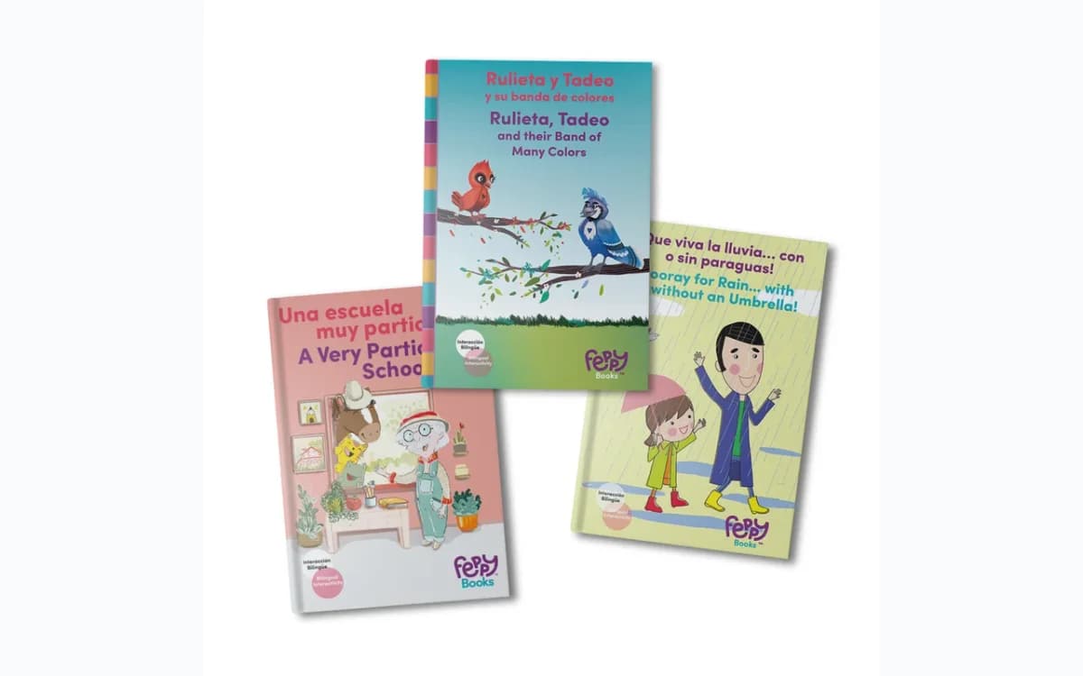 The Teamwork Collection, Set of 3 Bilingual English Spanish Books - Feppy