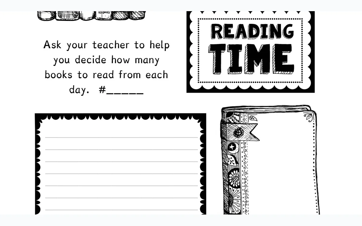 Fun-Schooling activity pages combining research, writing, art, and logic