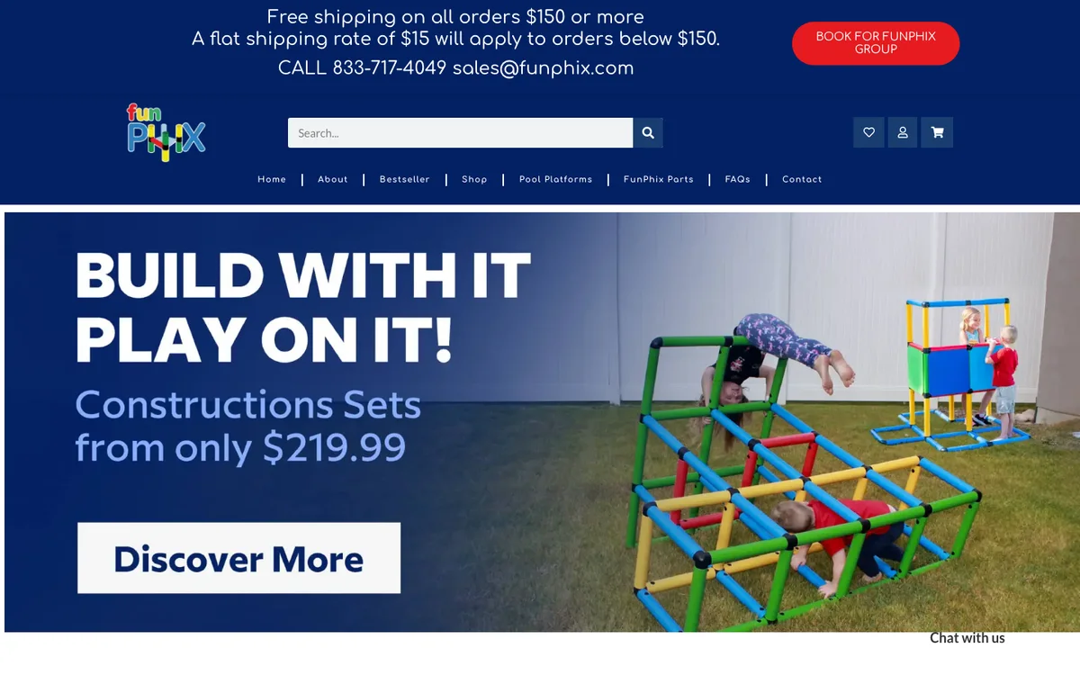 Funphix construction sets and build examples