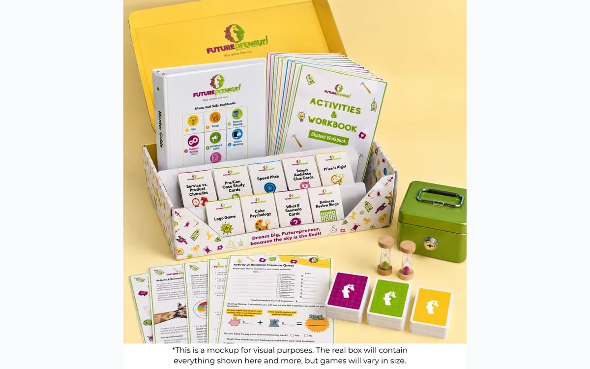 Futurepreneur eight-unit homeschool entrepreneurship curriculum