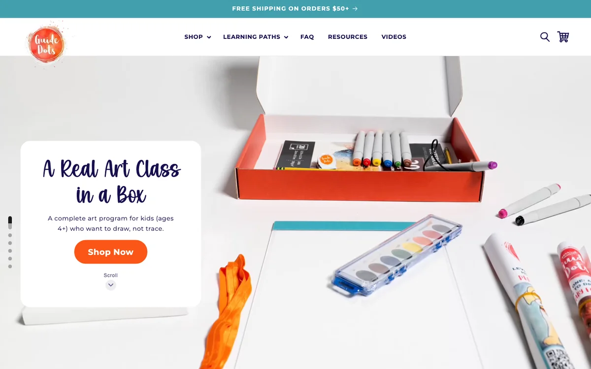 Guide Dots official website and product experience
