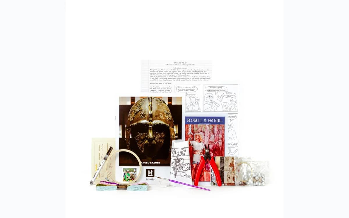 Anglo-Saxons Unboxed activity materials