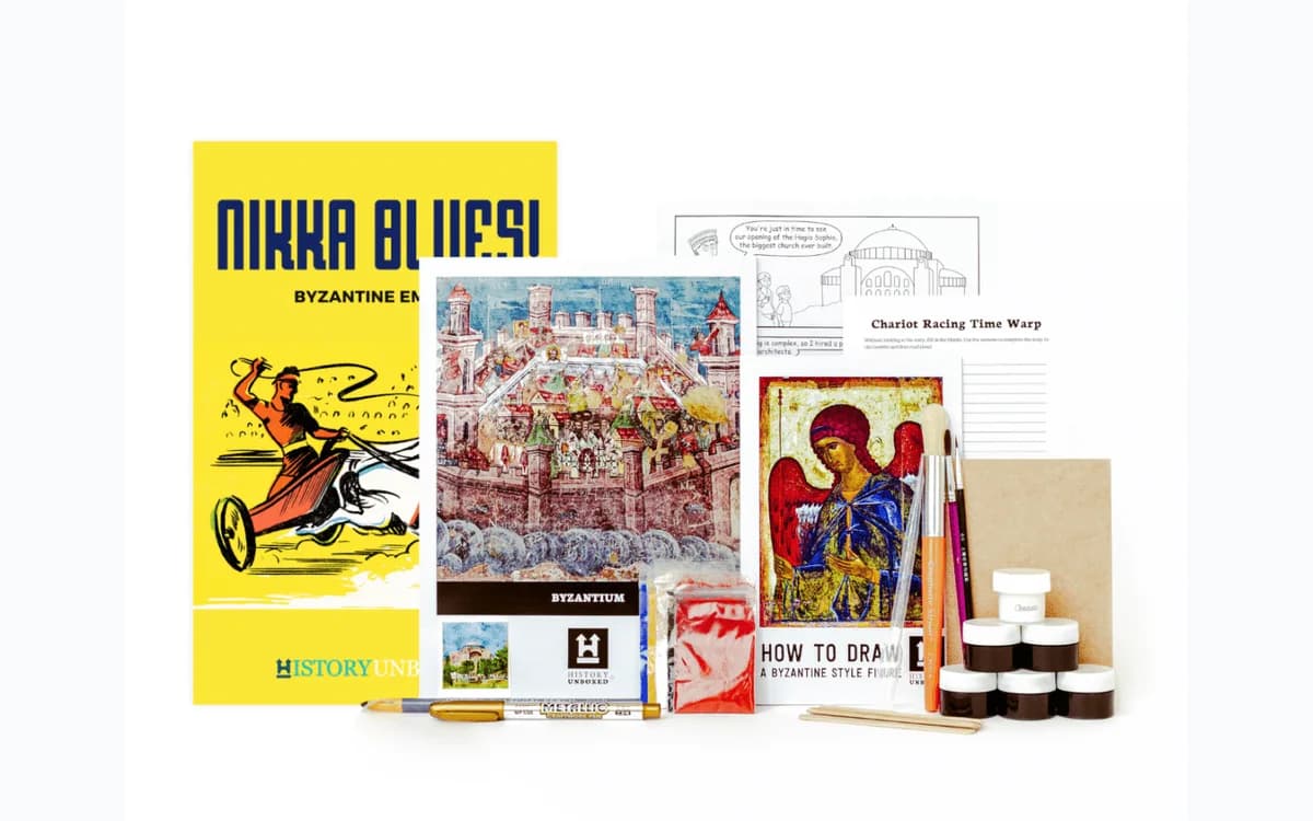 Byzantine Empire Unboxed activity materials