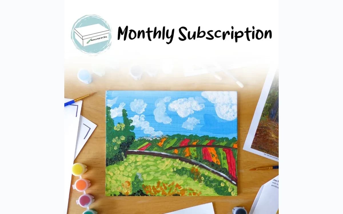 Homeschool Art Box artist-study project box