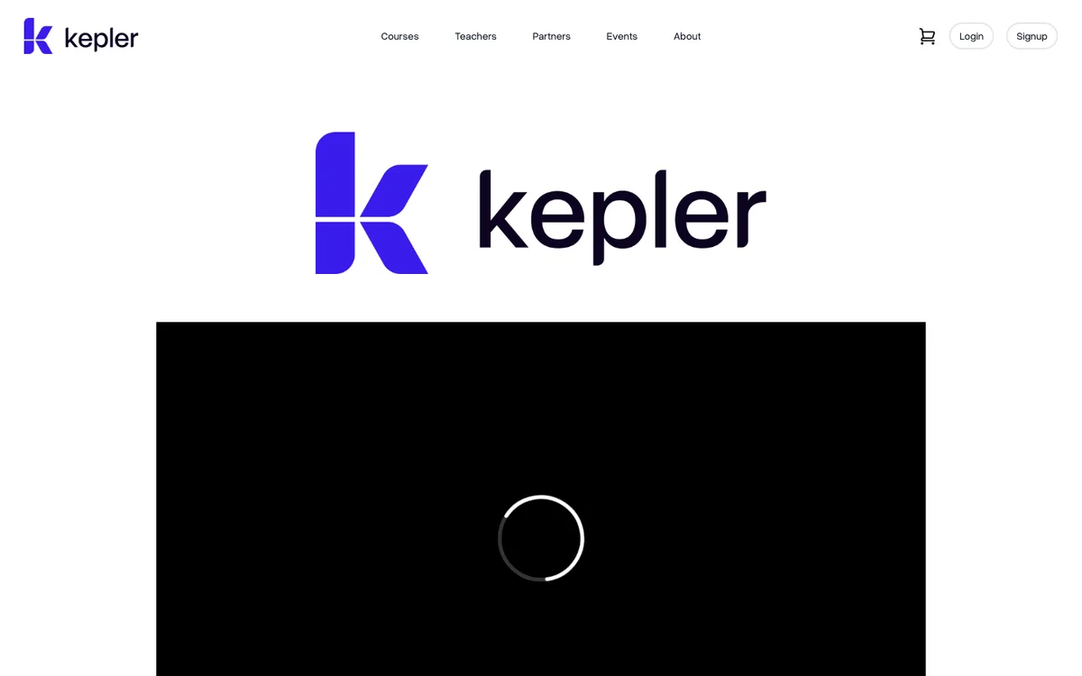 Kepler Education university-model course format