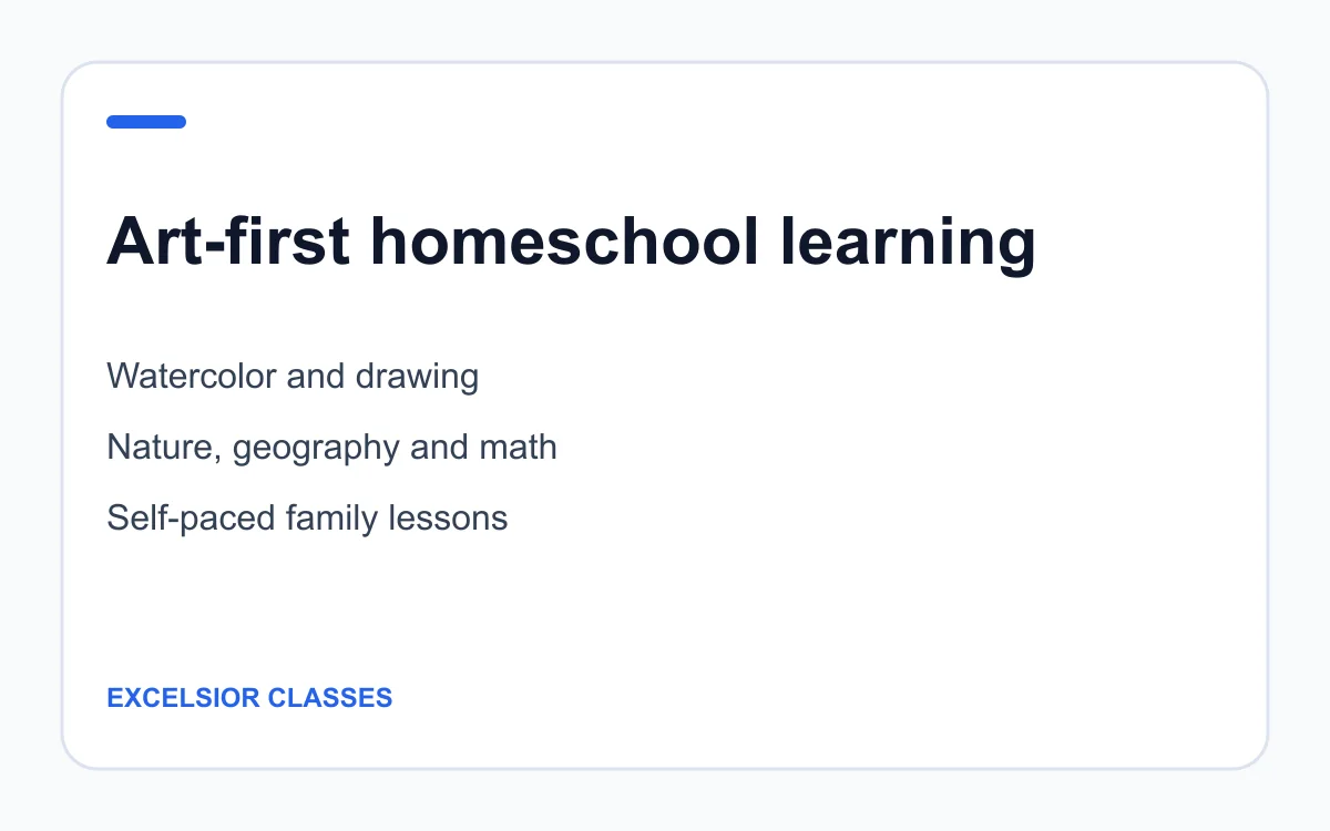 Lily and Thistle art-first homeschool course library