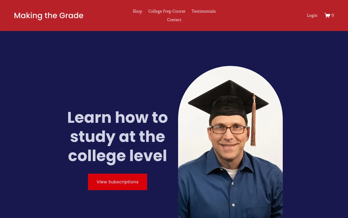 Making the Grade study skills course overview