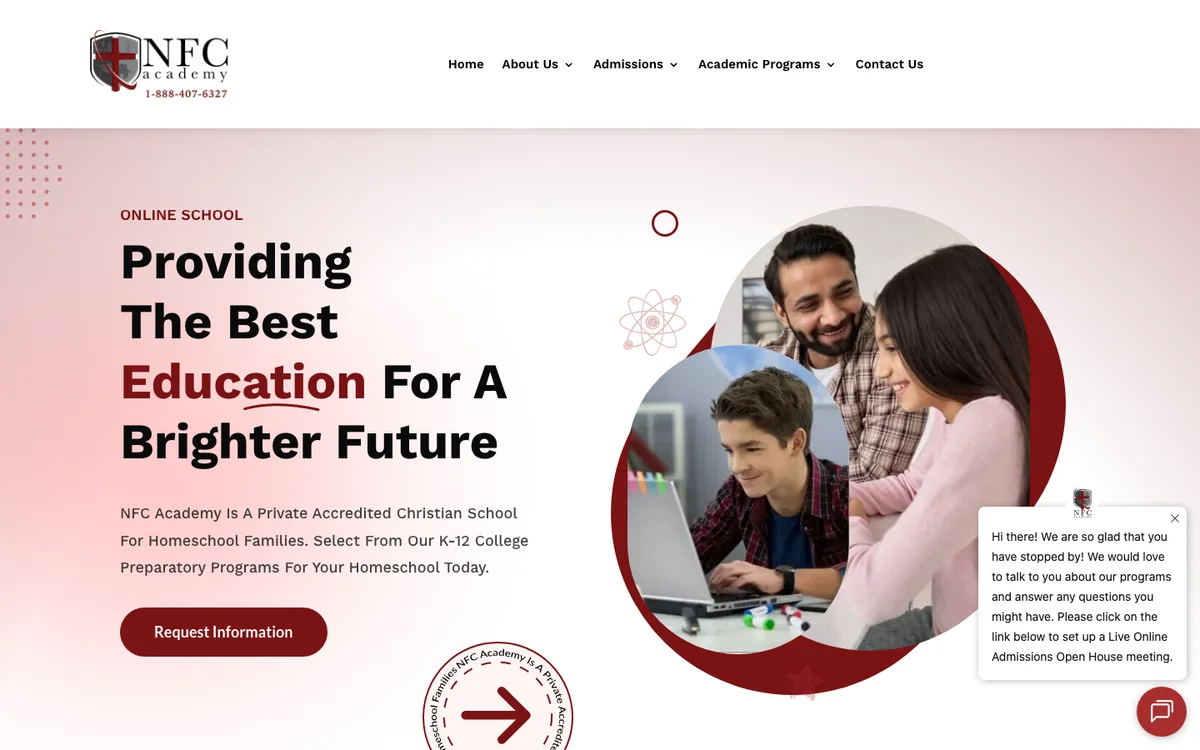 NFC Academy accredited online homeschool program