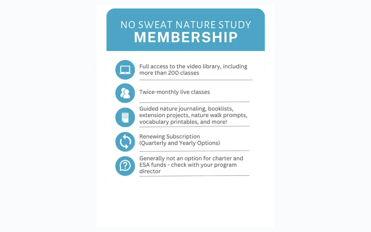 No Sweat Nature Study product or service visual