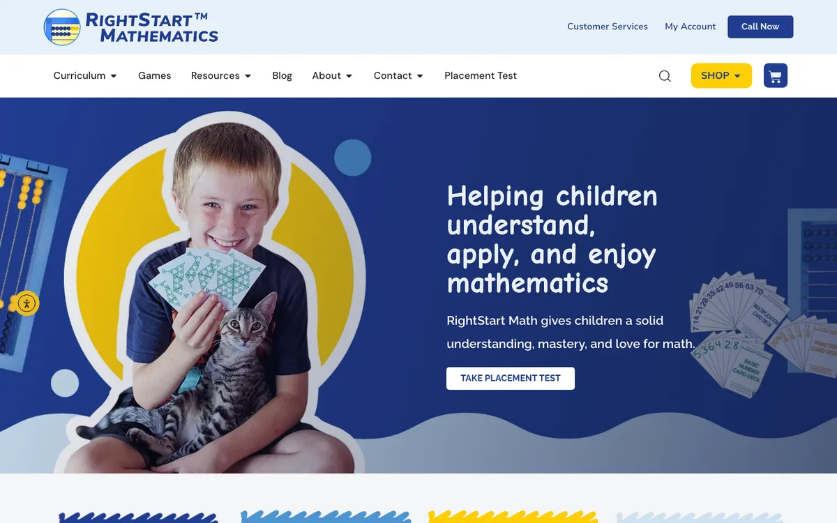 RightStart Math official website and product experience