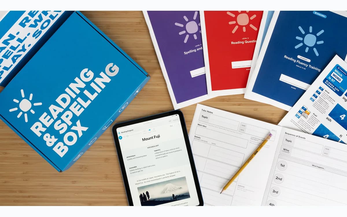 Scholar Within Reading and Spelling Box with online parent dashboard
