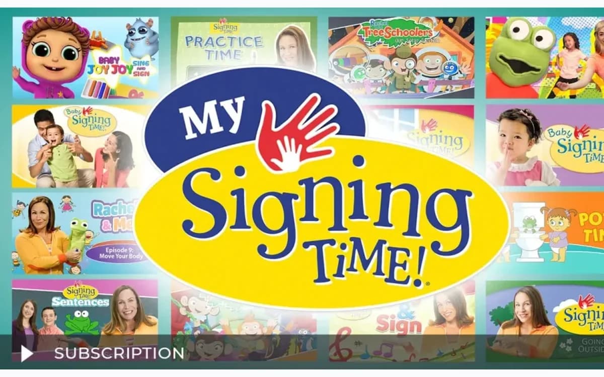Signing Time product or service visual