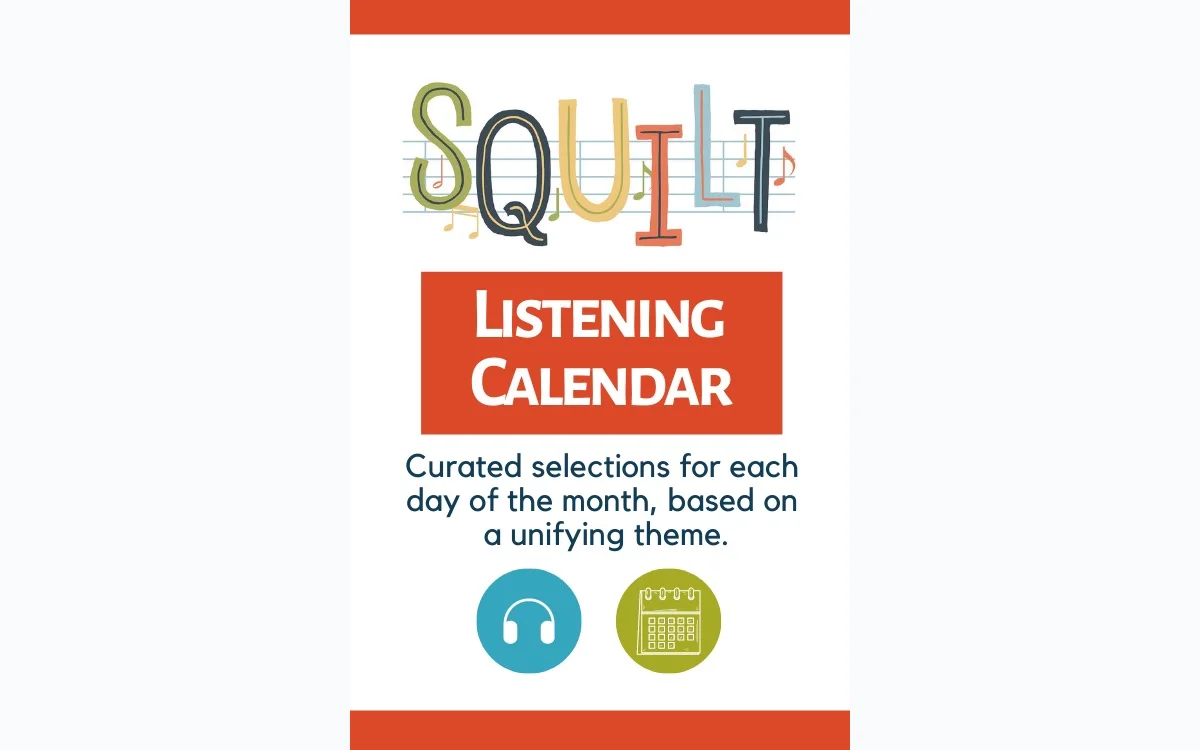 SQUILT Music listening calendar