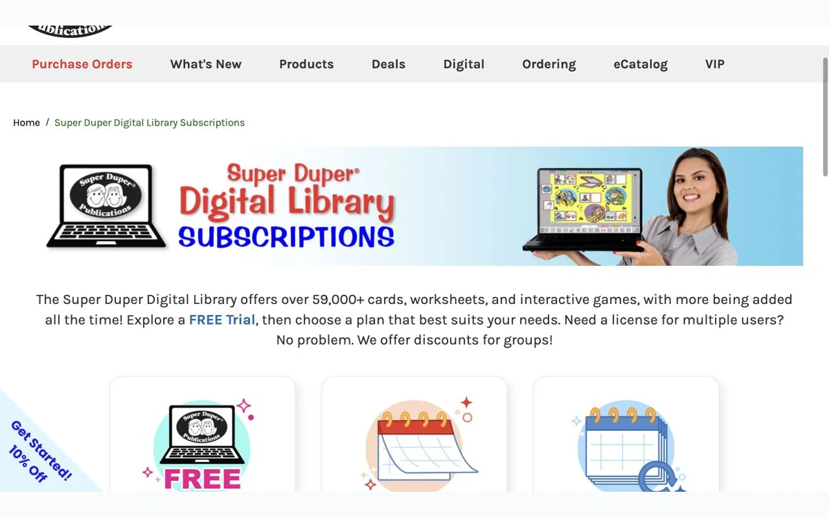 Super Duper Digital Library speech and language resources
