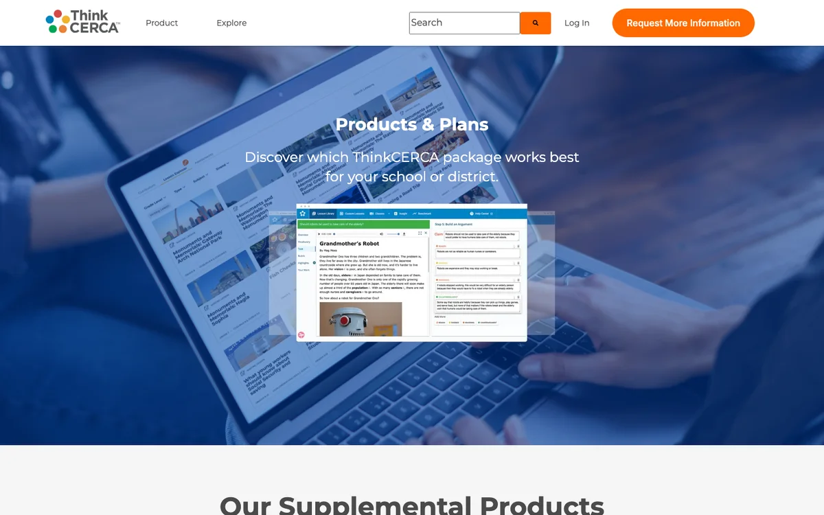 ThinkCERCA products and plans