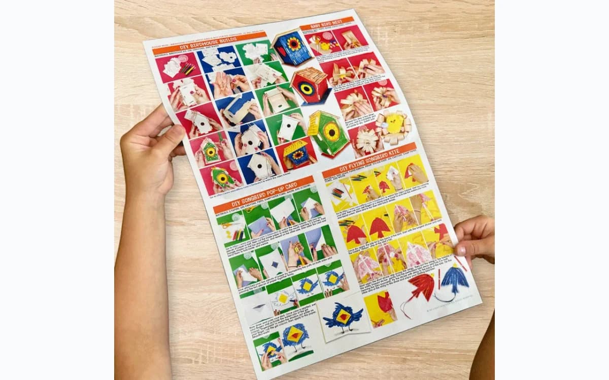 Colorful Instructions are included with each kit