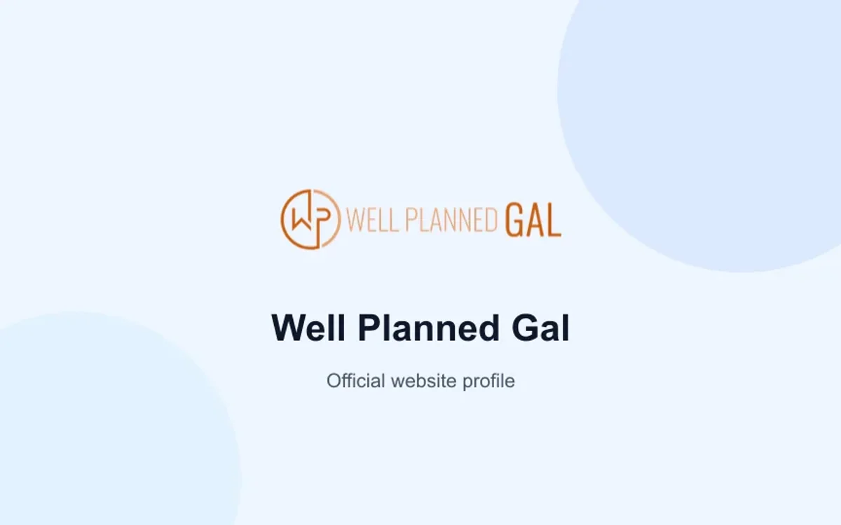 Well Planned Gal alternate crop of the source-linked product visual