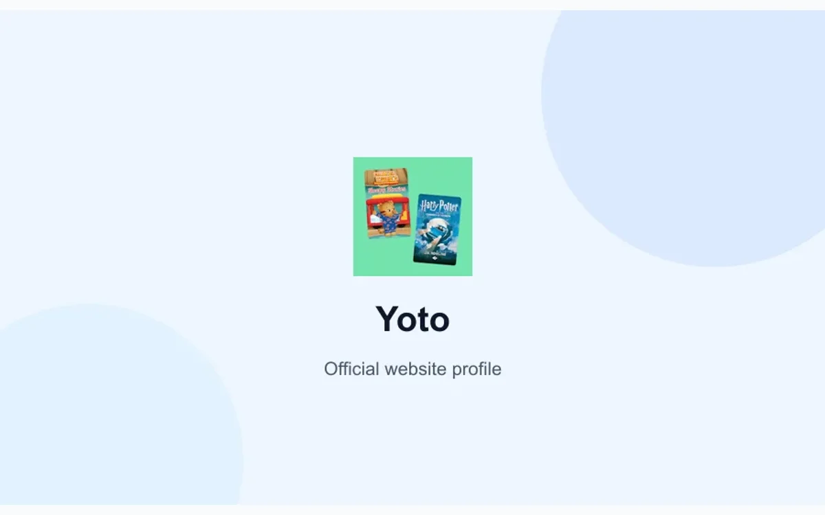 Yoto product or service visual