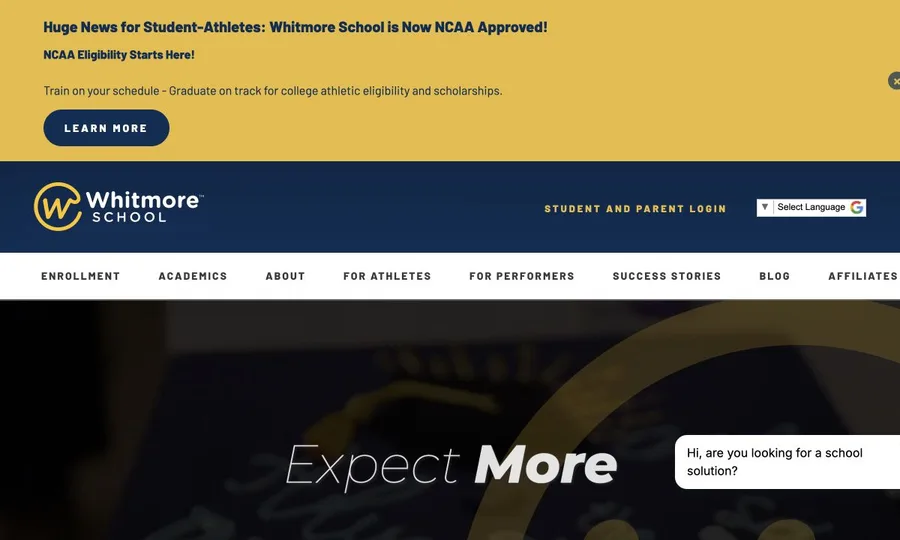 Whitmore School reference